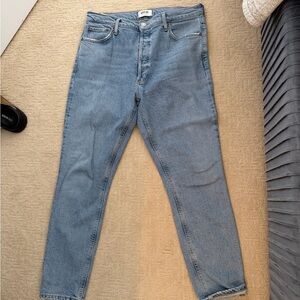 Agolde Light Blue Nico Straight Jeans